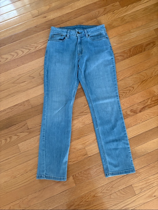 L.L. Bean Denim - L.L. Bean Women's Light Blue Straight-Leg Jeans